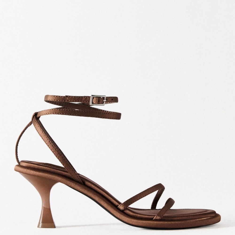 Zara | Strappy Satin Sandal